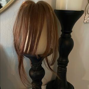 NIB Clip-In Bangs | Vigorous Beauty | Chestnut Brown | Easy Hair Topper